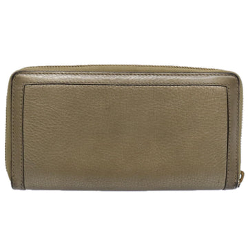 GUCCI Long Wallet Leather Gray 269991 60099