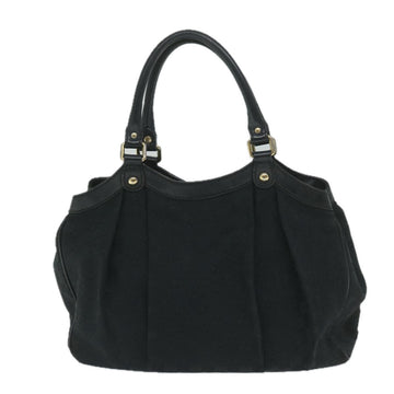 GUCCI GG Canvas Tote Bag Black 211944 60147