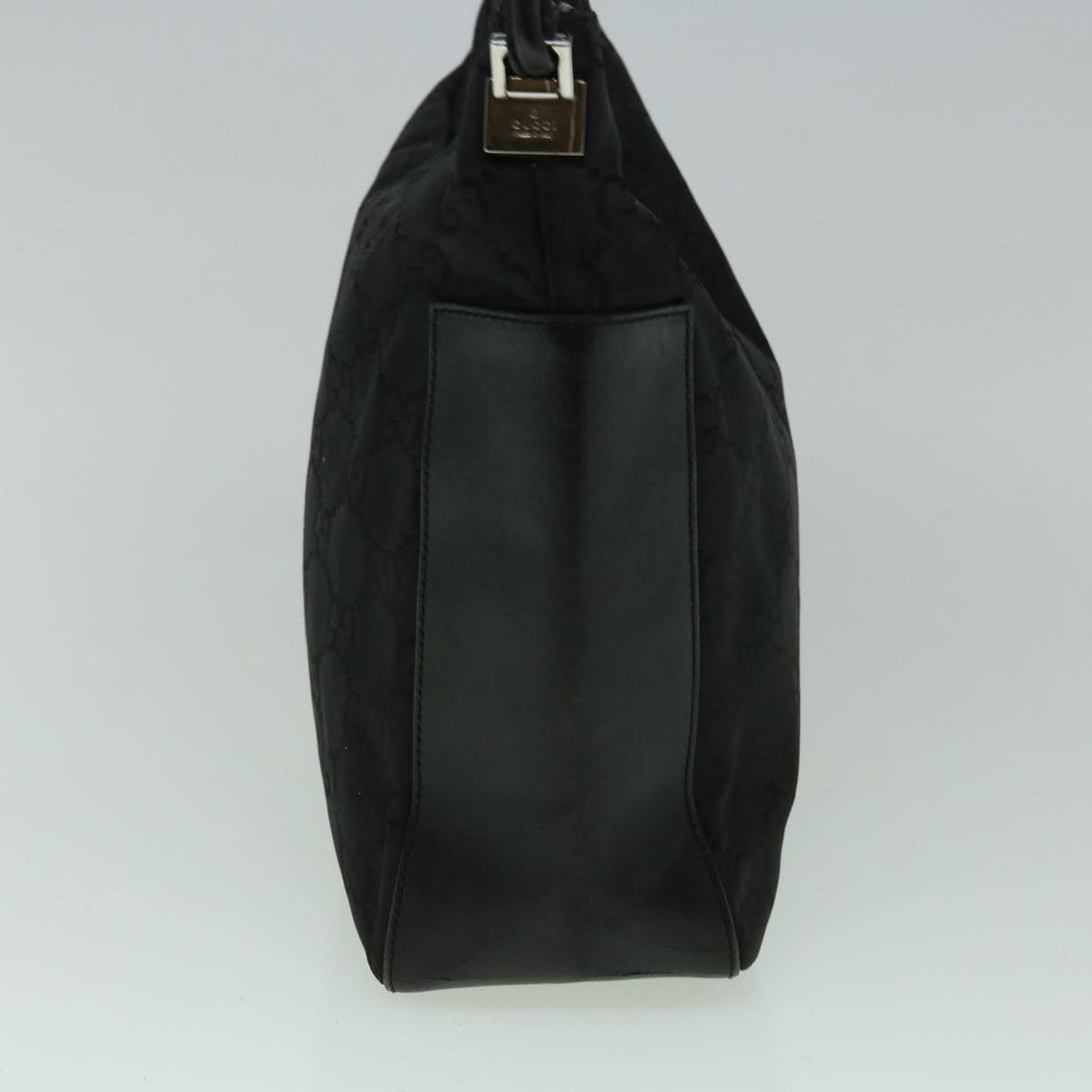 GUCCI GG Canvas Shoulder Bag Nylon Black 60150