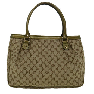 GUCCI GG Canvas Tote Bag Beige 296835 60261