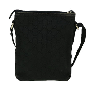 GUCCI GG Canvas Shoulder Bag Black 92646 60288