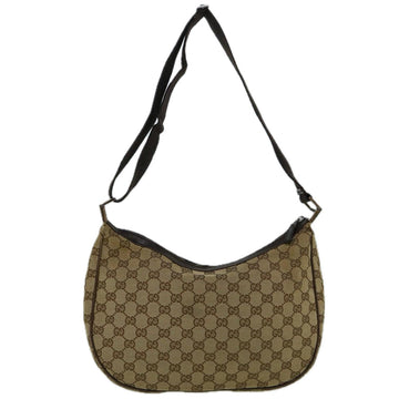 GUCCI GG Canvas Shoulder Bag Beige 122790 60390