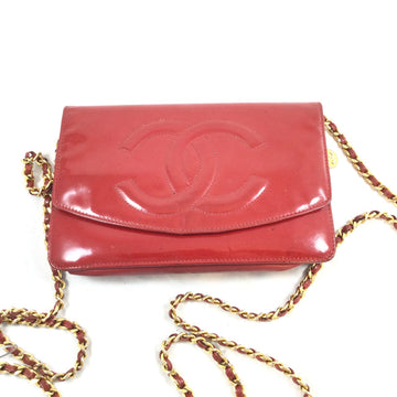 Chanel Patent Leather Wallet on a Chain