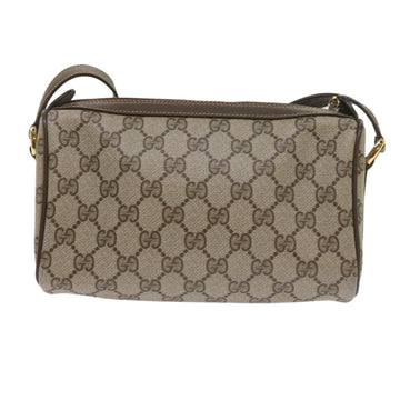 GUCCI GG Supreme Web Sherry Line Shoulder Bag Beige Red 89?02?018 60474