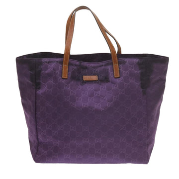 GUCCI GG Canvas Tote Bag Purple 282439 60524