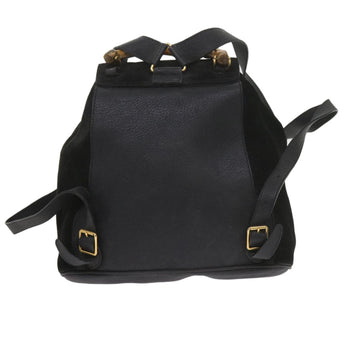 GUCCI Bamboo Backpack Suede Black 003 1119 0016 60693