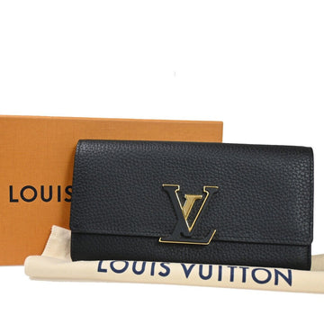 Louis Vuitton Portefeuille Capucines  Leather Wallet  ()