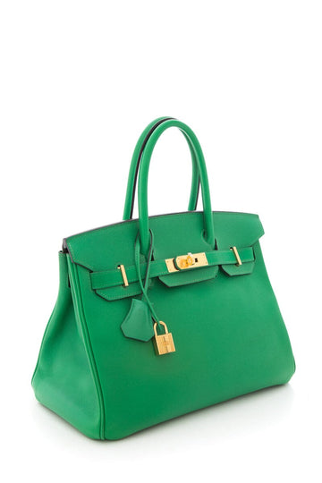 Hermès Birkin 30cm  Menthe Mint Green Handbag