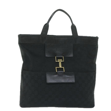 GUCCI GG Canvas Hand Bag Black 001 4083 60788
