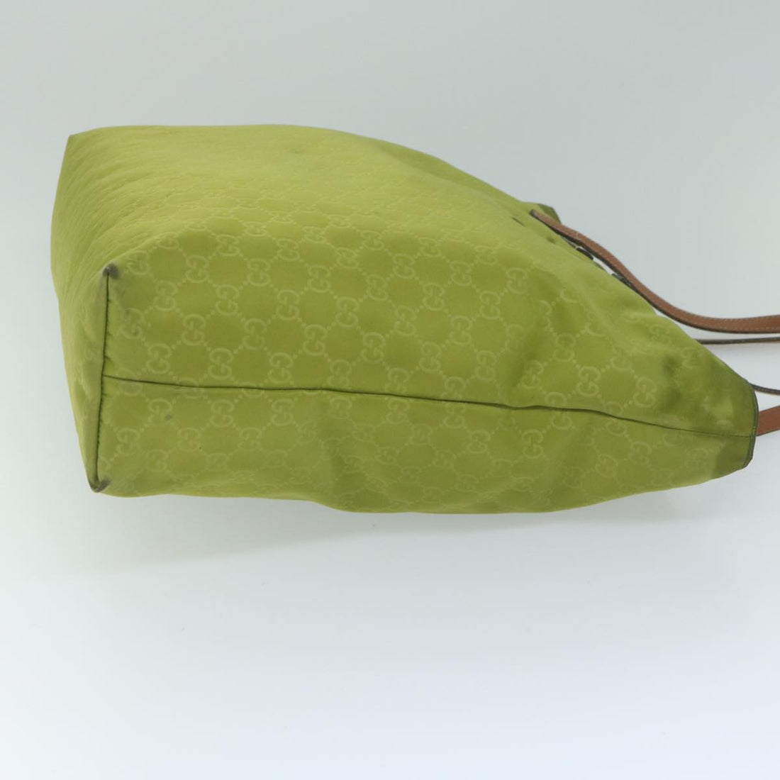 GUCCI GG Canvas Tote Bag Green 295252 60789