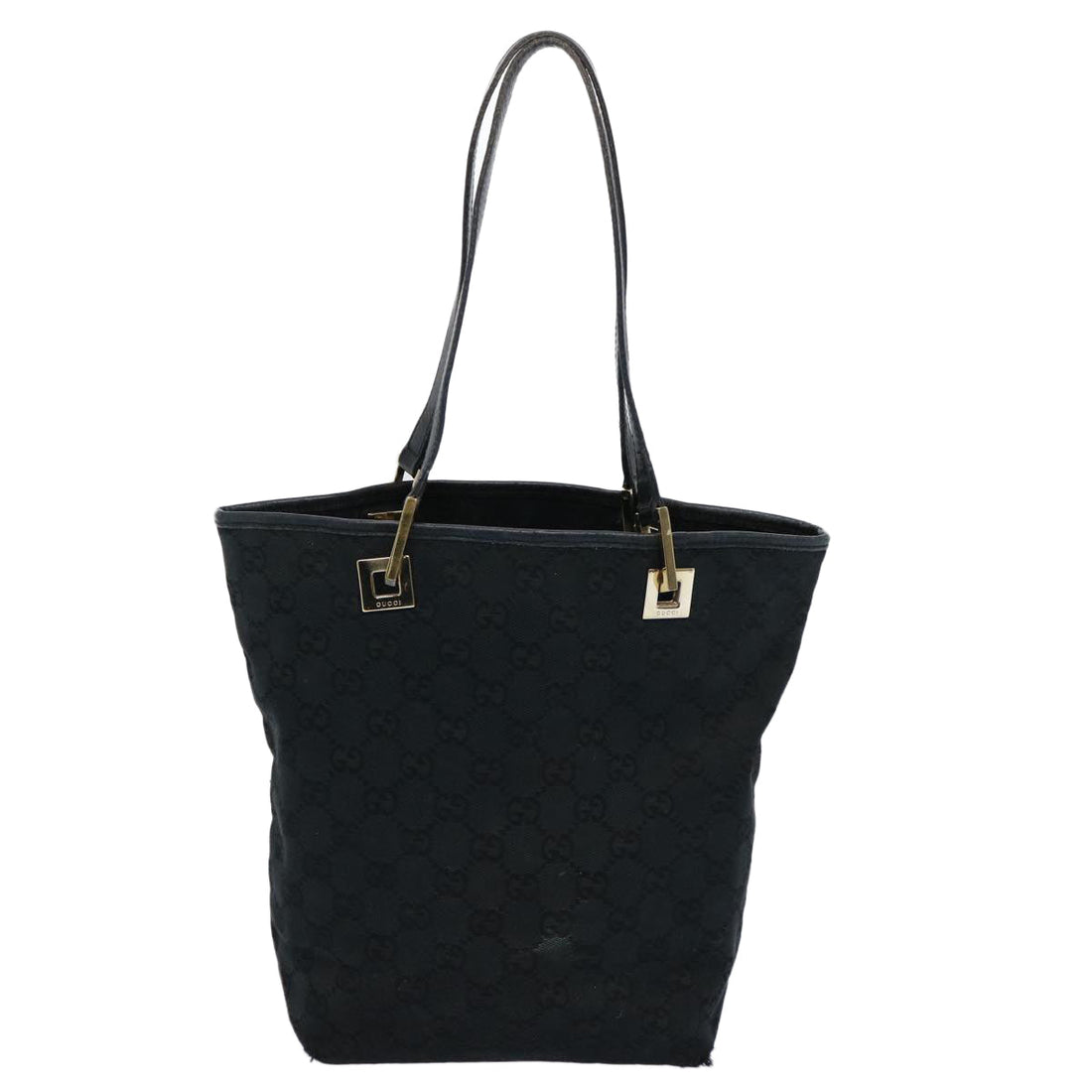 GUCCI GG Canvas Tote Bag Black 002 1099 60792
