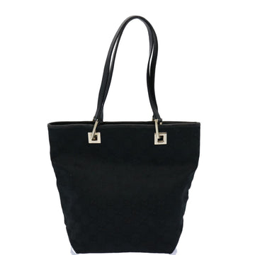 GUCCI GG Canvas Tote Bag Black 002 1099 60794
