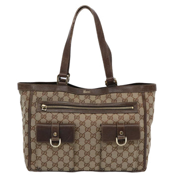 GUCCI GG Canvas Tote Bag Beige 146247 60800