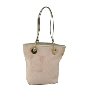 GUCCI GG Canvas Tote Bag Pink 120840 60919