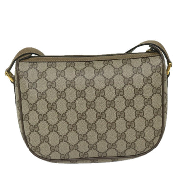 GUCCI GG Canvas Web Sherry Line Shoulder Bag PVC Beige Green Red 60976