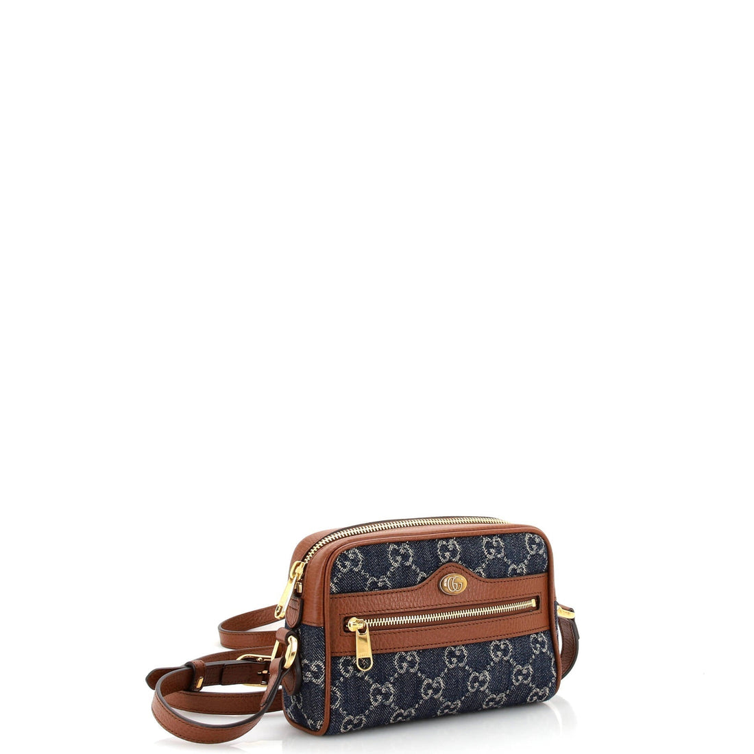 Ophidia Shoulder Bag GG Denim Mini