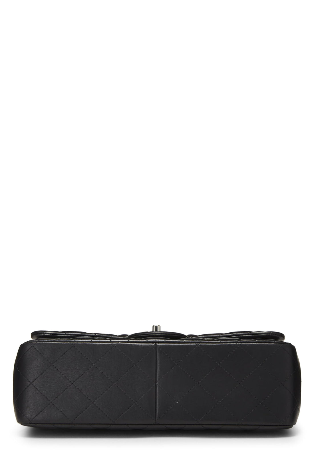 Chanel,  Black Quilted Lambskin New Classic Double Flap Jumbo, Black