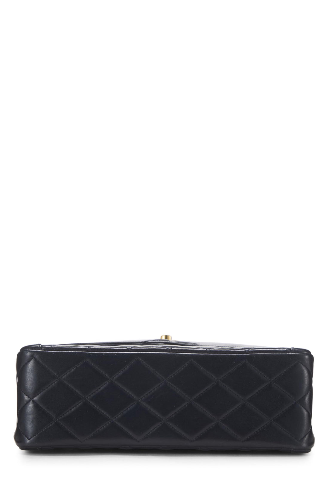 Chanel,  Black Quilted Lambskin Paris Limited Double Flap Small, Navy