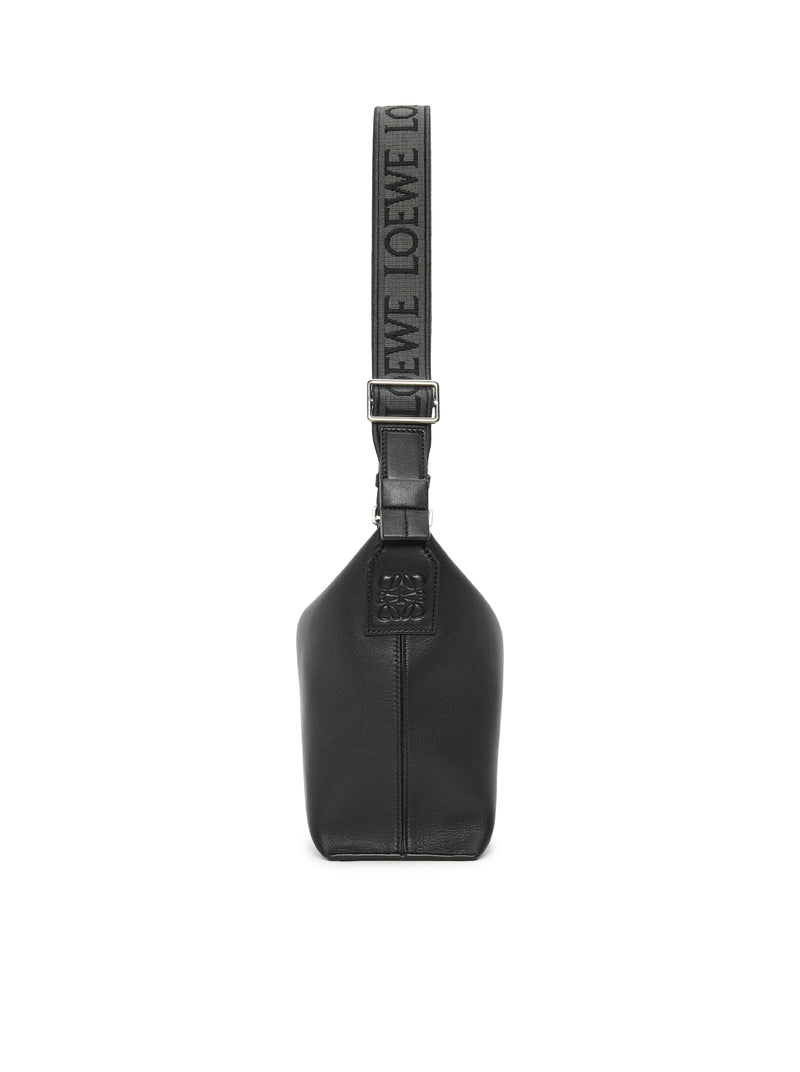 Loewe Women Small Cubi Crossbody Bag In Smooth And Jacquard Calfskin