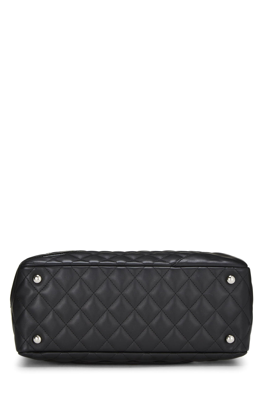 Chanel,  Black Calfskin Cambon Bowler, Black