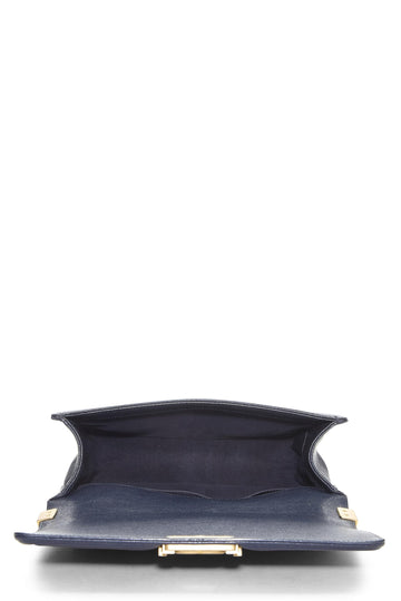 Chanel,  Navy Quilted Caviar Boy Bag Medium, Navy