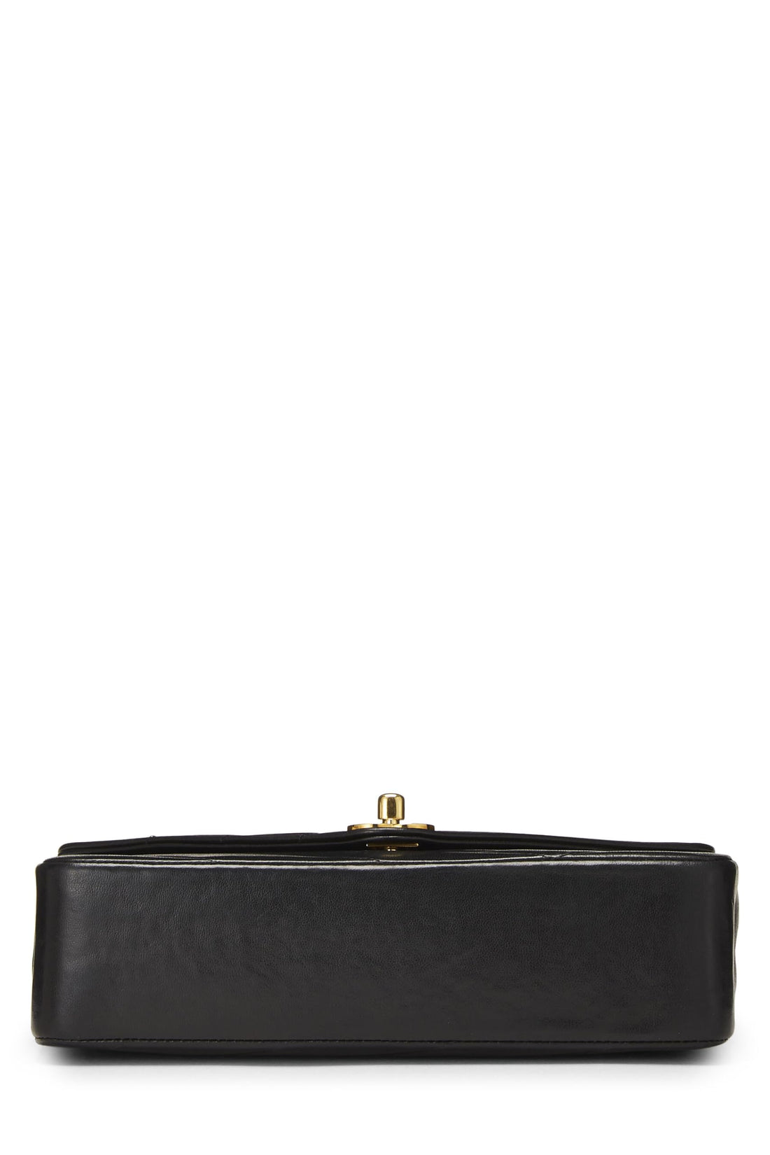 Chanel,  Black Diagonal Quilted Envelope Flap Small, Black