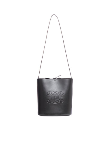 Celine Men Small Bucket In Smooth Calfskin Black