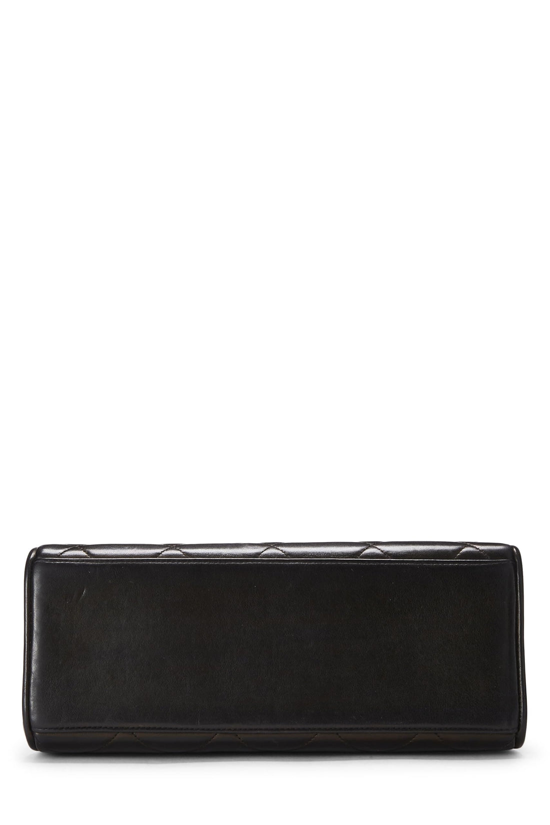 Chanel,  Black Quilted Lambskin Handbag Medium, Black