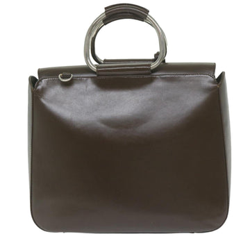 GUCCI Hand Bag Patent leather Brown 000 2058 0307 5 61566
