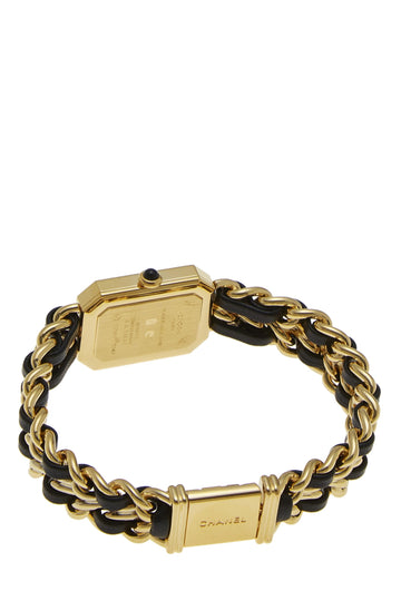 Chanel,  Black & Gold Premiere Watch Large, Black