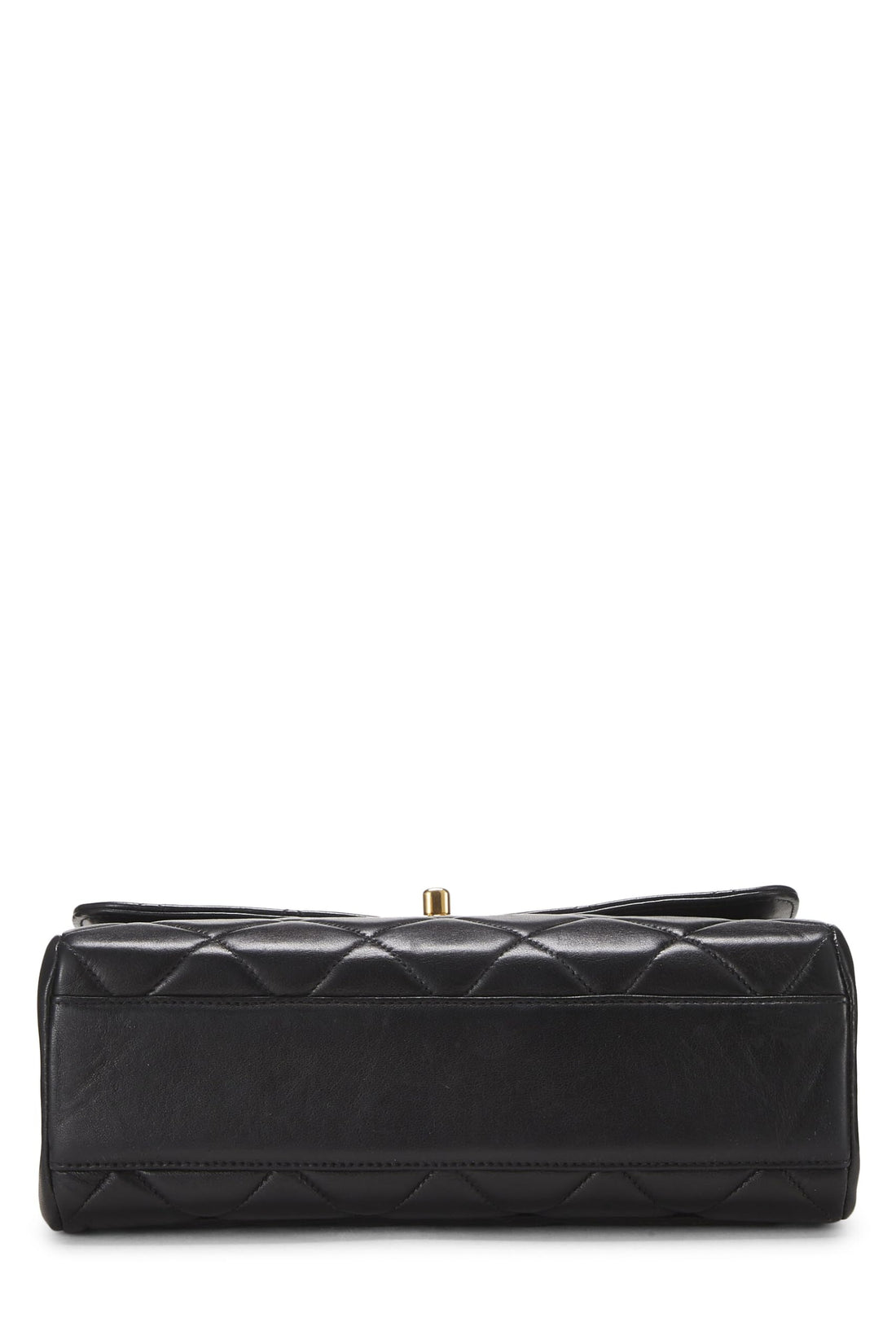 Chanel,  Black Quilted Lambskin 'CC' Square Shoulder Bag, Black