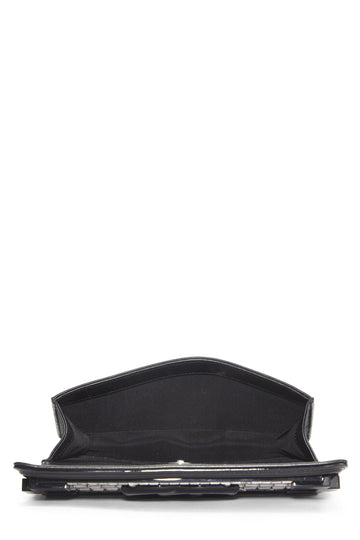 Chanel,  Black Patent Leather Boy Brick Flap, Black