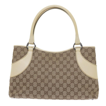 GUCCI GG Canvas Tote Bag Beige 113015 61839