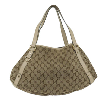 GUCCI GG Canvas Tote Bag Beige 130736 61847