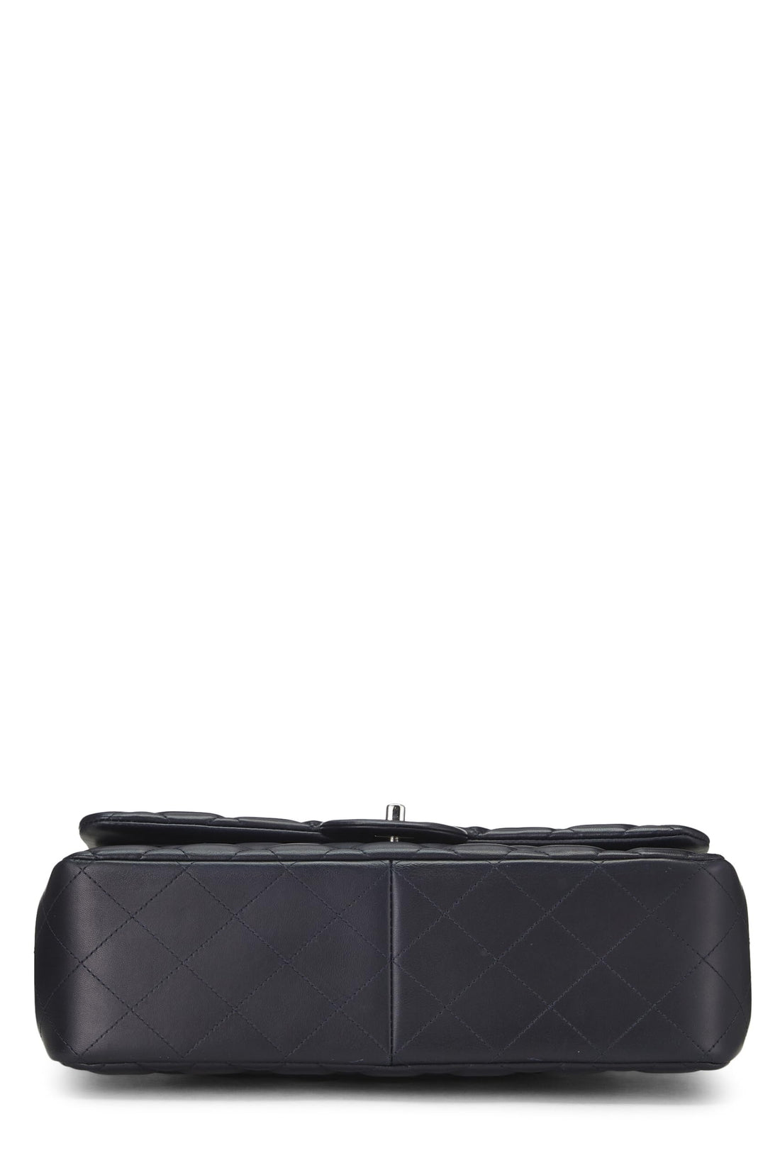 Chanel,  Blue Quilted Lambskin New Classic Double Flap Jumbo, Blue