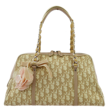 Christian Dior 2005 Beige Trotter Romantic Handbag