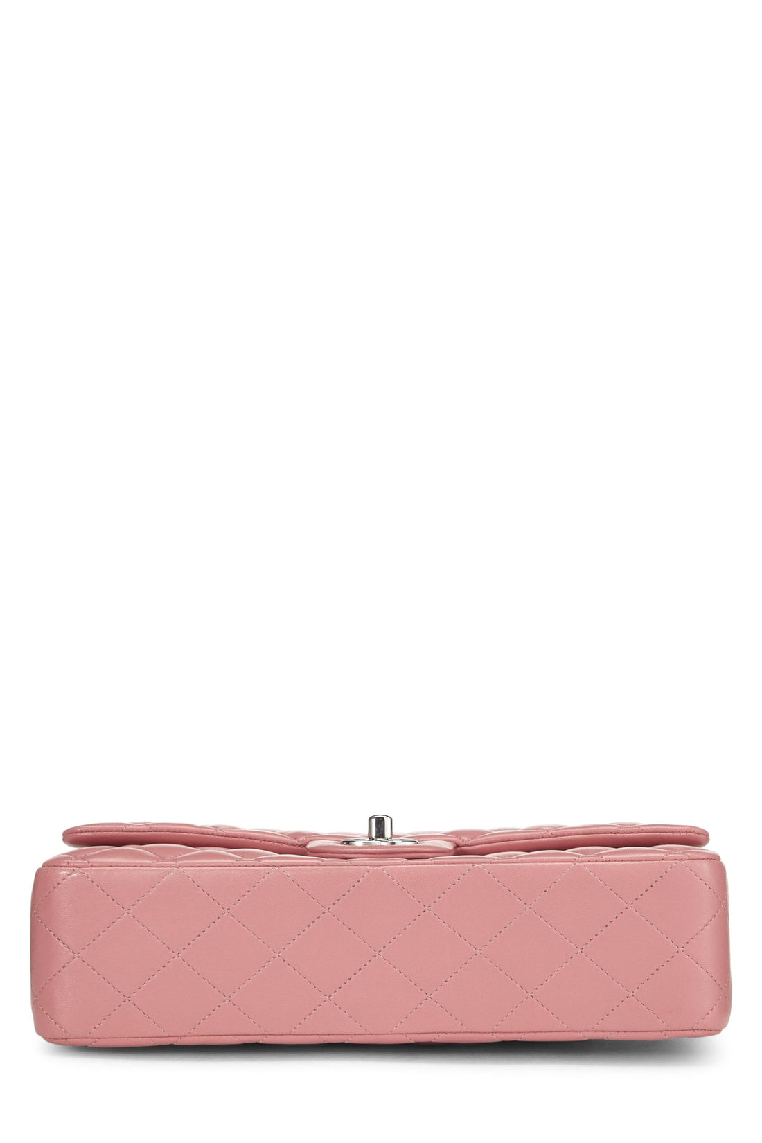 Chanel,  Pink Quilted Lambskin Classic Double Flap Medium, Pink