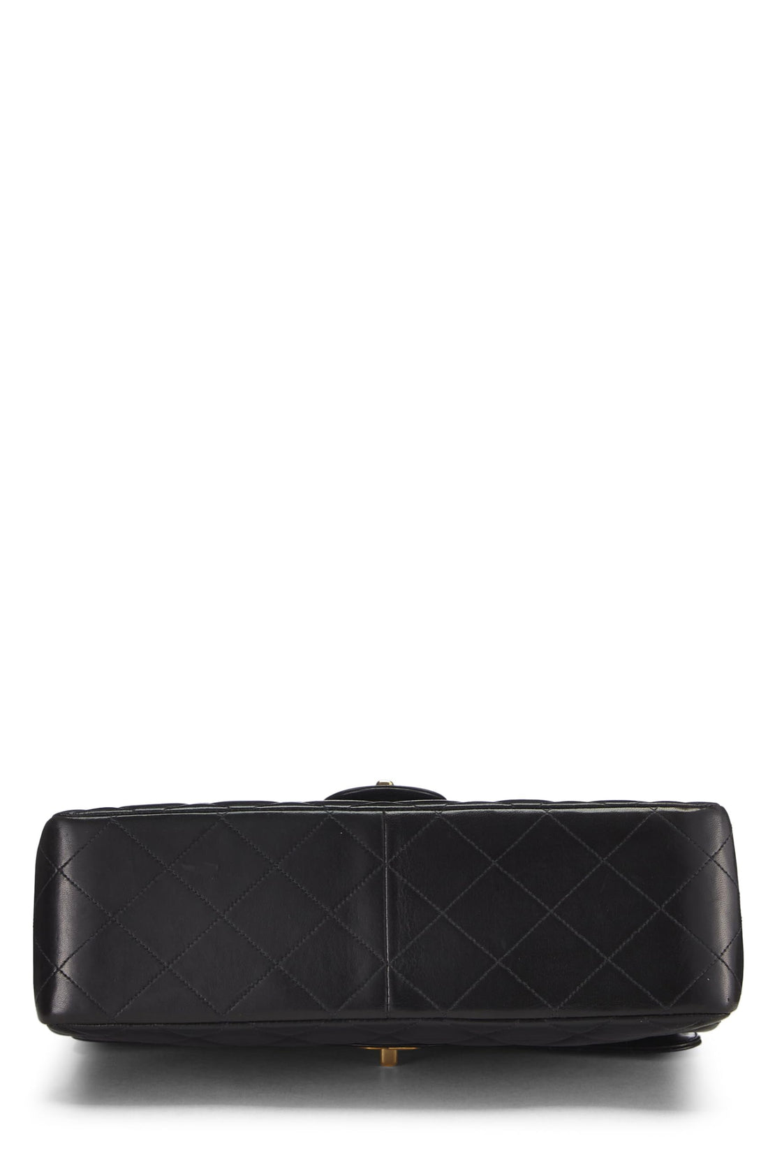 Chanel,  Black Quilted Lambskin Double Sided Classic Flap Jumbo, Black