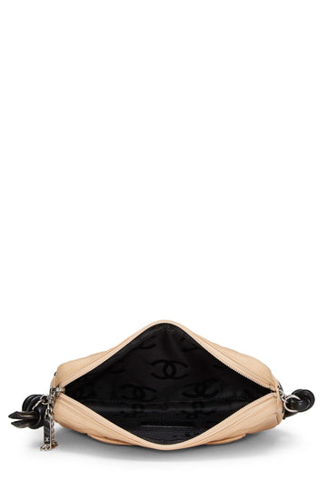 Chanel,  Beige Quilted Calfskin Cambon Pochette, Beige