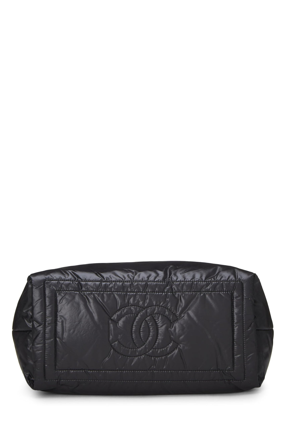 Chanel,  Black Nylon Coco Cocoon Tote Small, Black