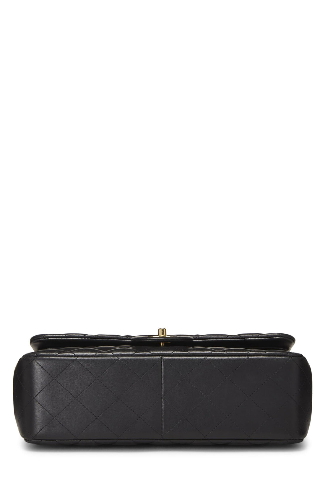Chanel,  Black Quilted Lambskin New Classic Double Flap Jumbo, Black