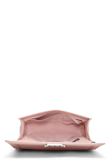 Chanel,  Pink Quilted Calfskin Boy Bag Large, Pink