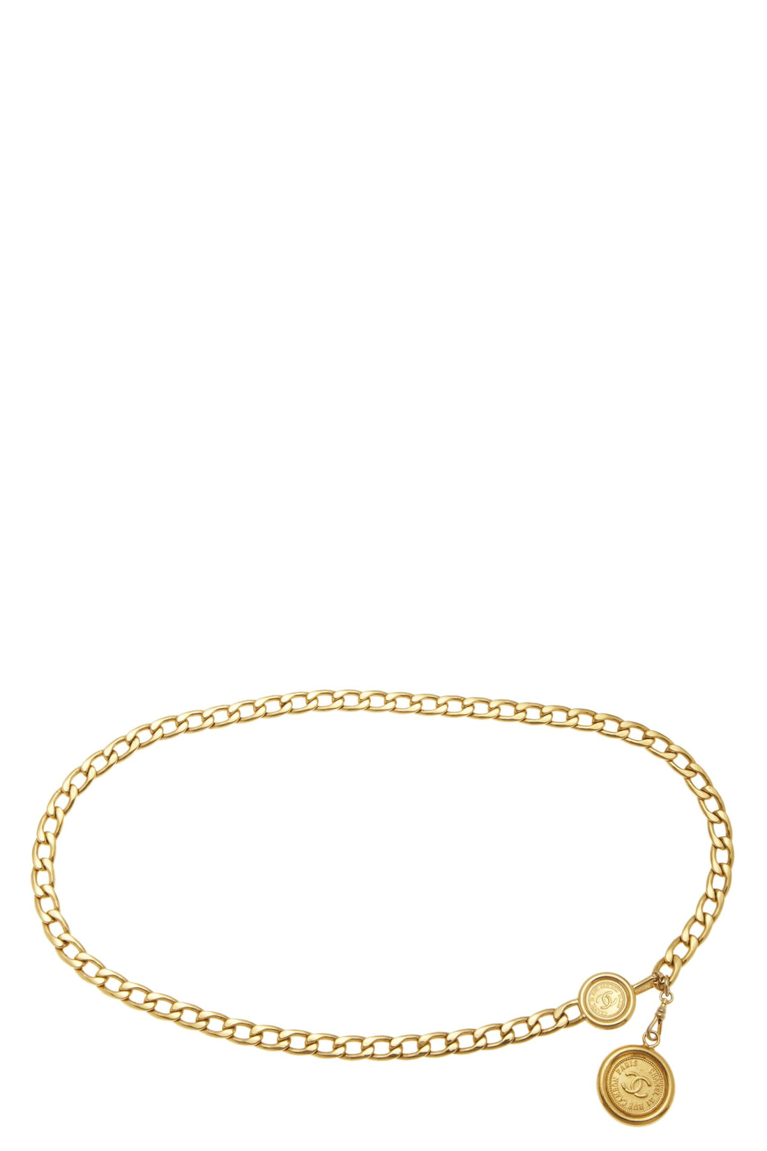 Chanel,  Gold 'CC' Chain Belt, Gold