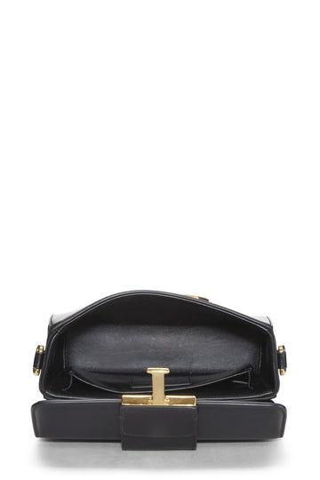 Dior,  Black Calfskin 30 Montaigne Box Bag, Black