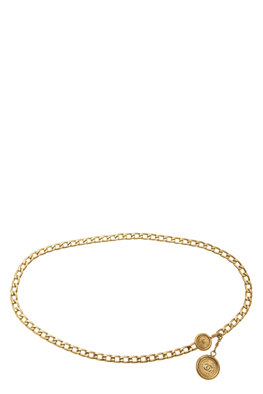 Chanel,  Gold 'CC' Chain Belt, Gold