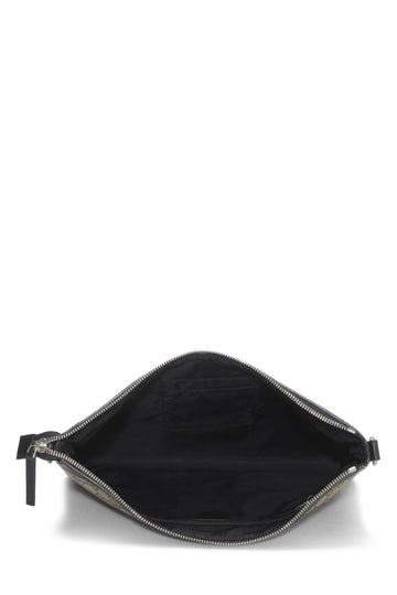 Gucci,  Black GG Supreme Canvas Web Messenger, Black
