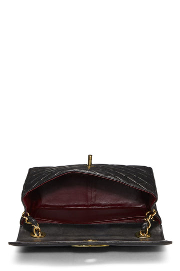 Chanel,  Black Lambskin Big 'CC' Square Flap, Black