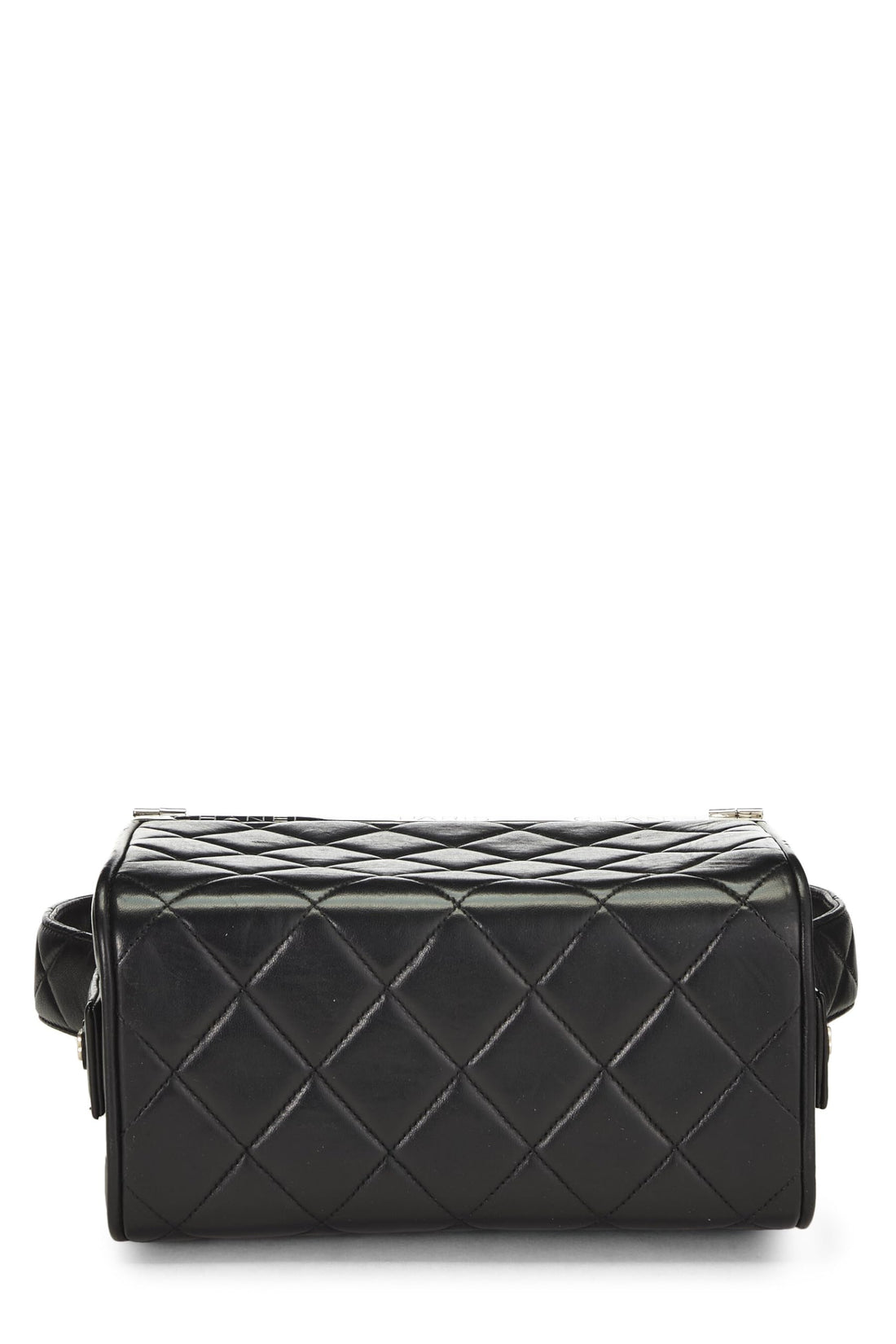 Chanel,  Black Quilted Lambskin Box Vanity Small, Black