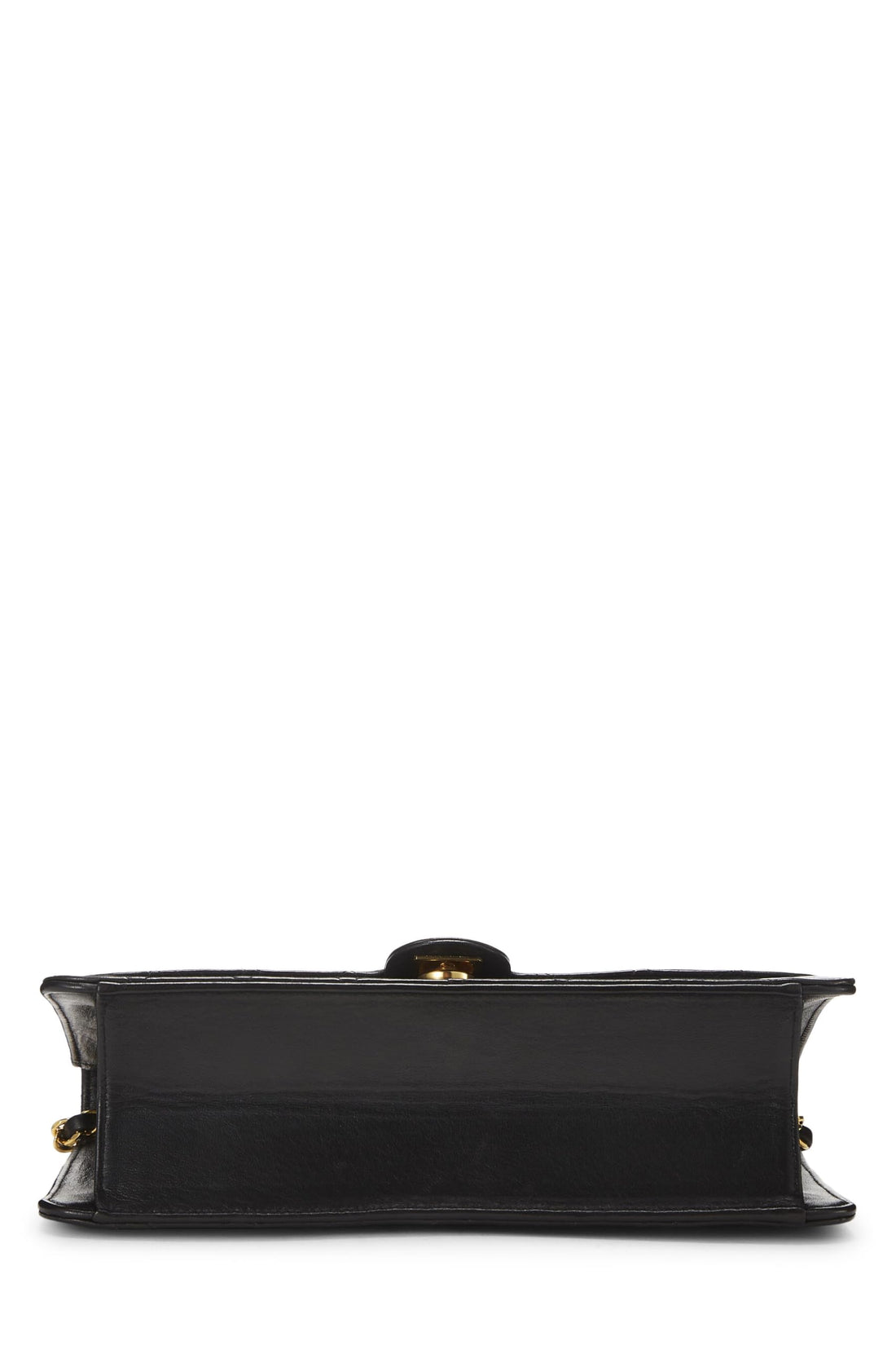 Chanel,  Black Quilted Lambskin Ex Flap Medium, Black