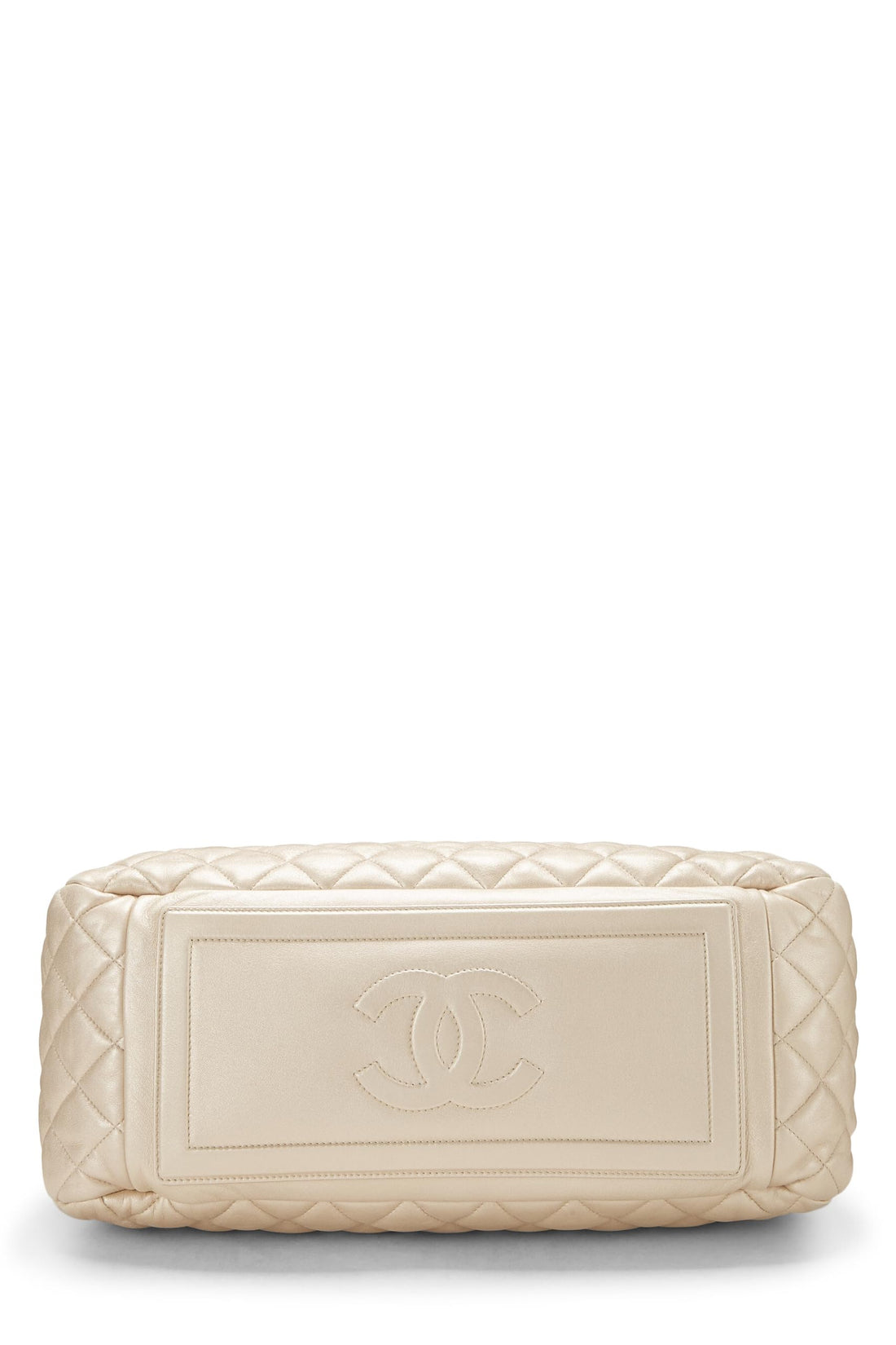 Chanel,  Gold Leather Coco Cocoon Bowling Bag, Gold